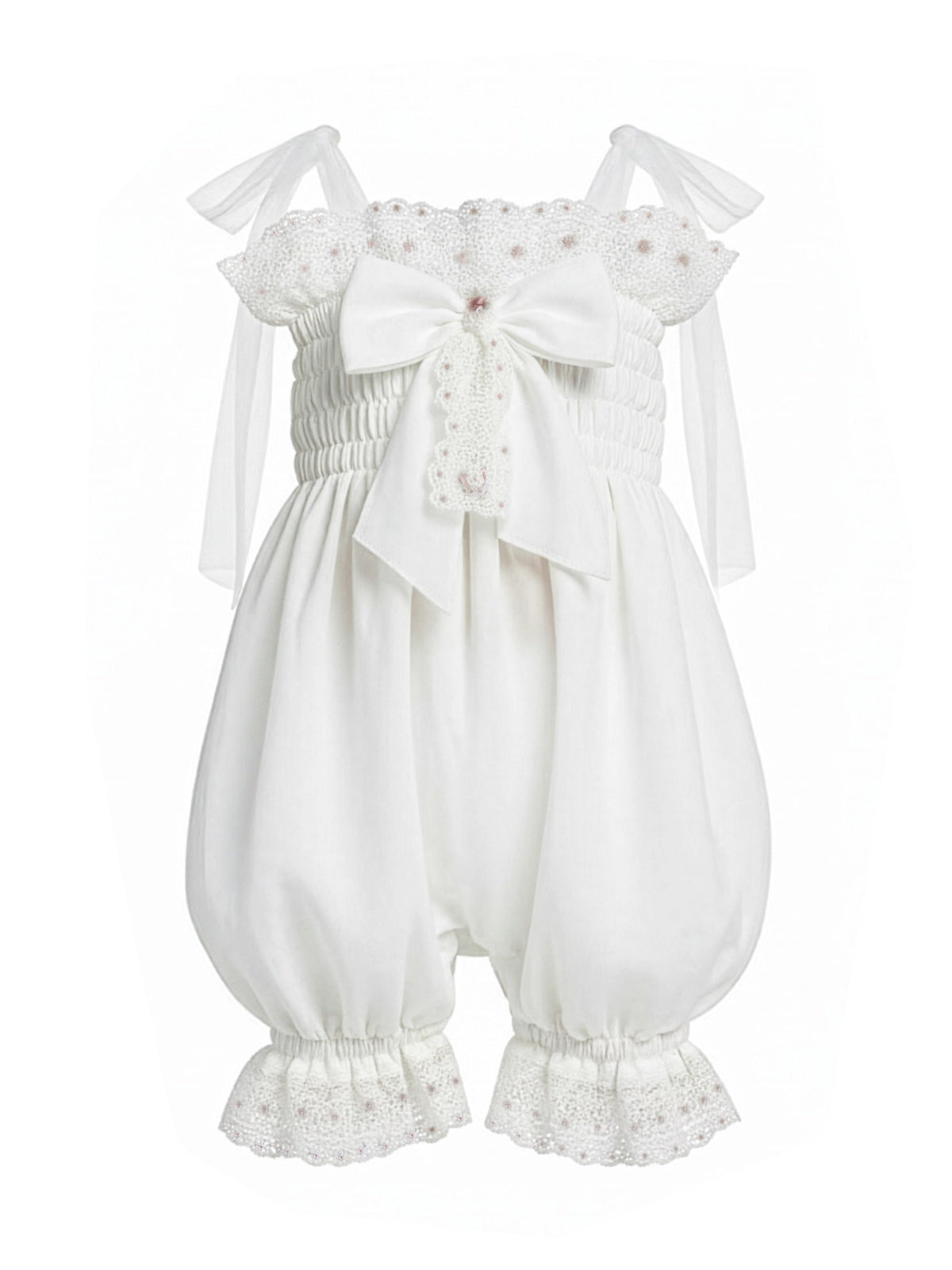 Baby Girl's lace overall-VERENA