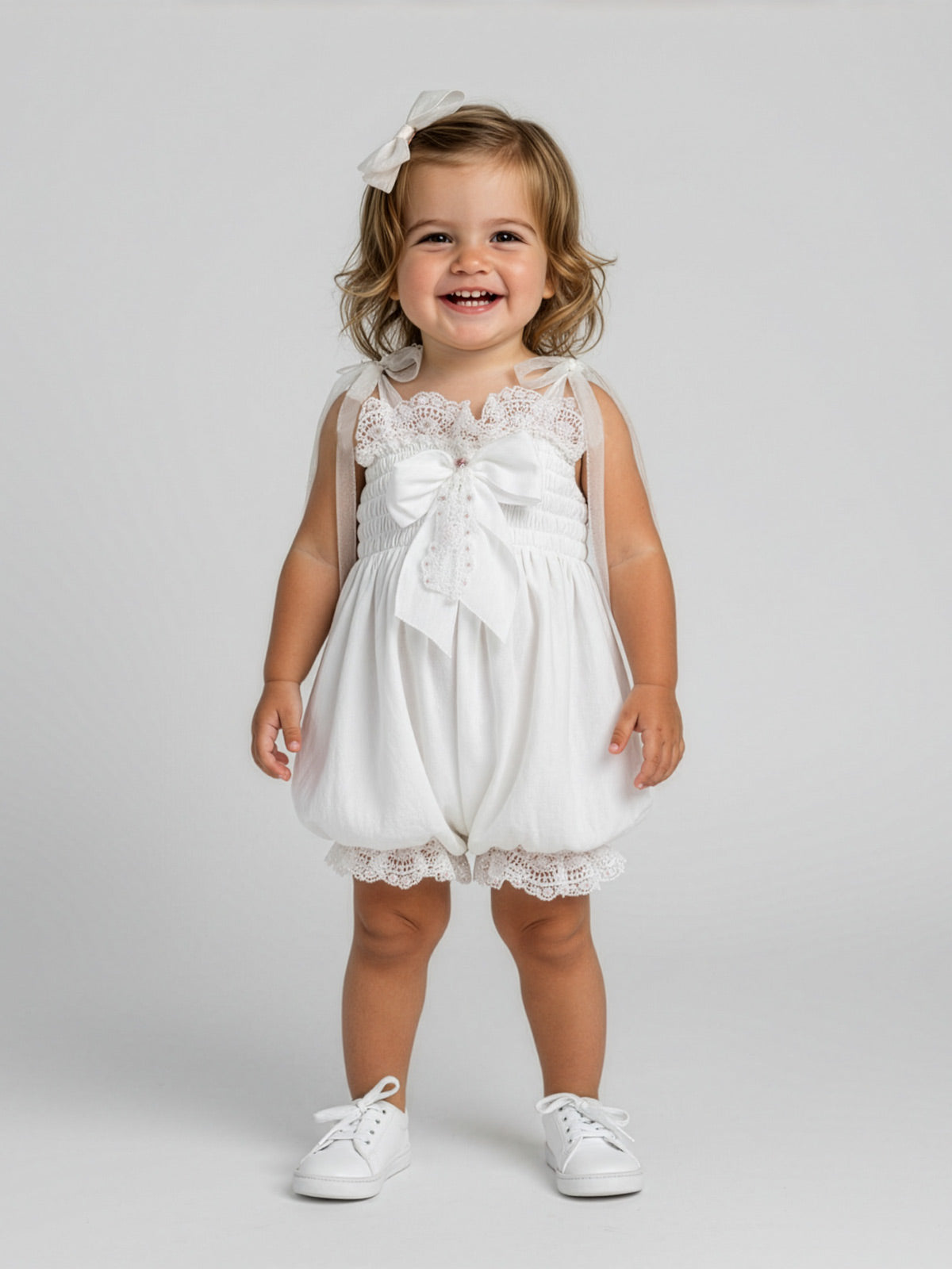 Baby Girl's lace overall-VERENA