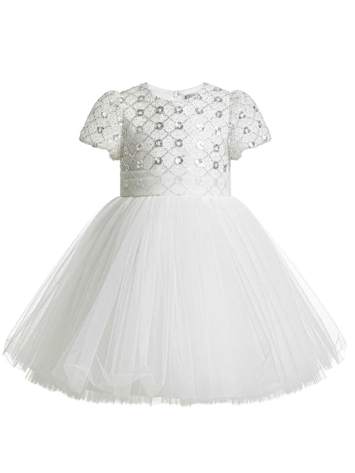 Girl's Tulle dress with sequin-ROSINELLA