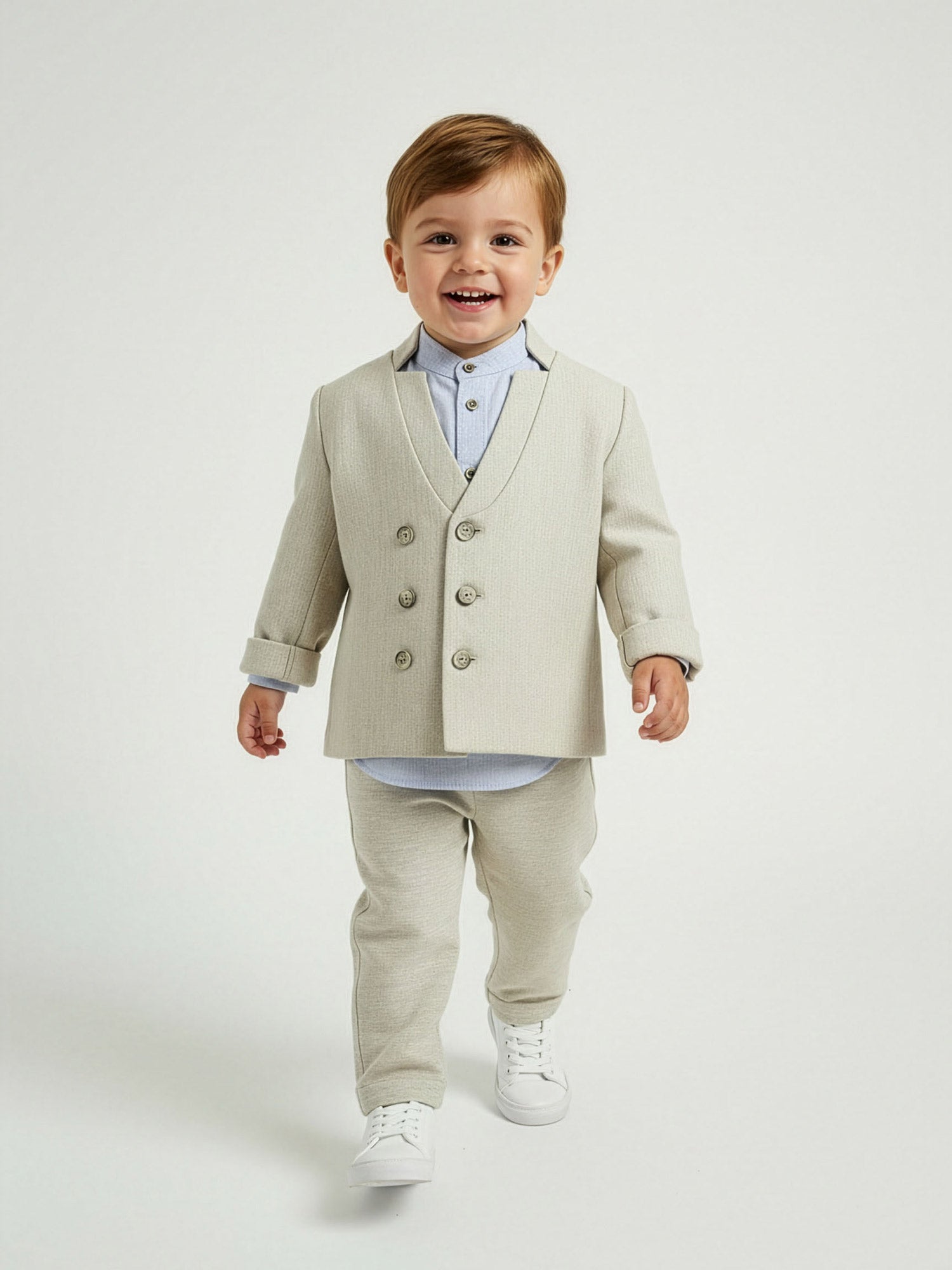 Boy's Linen suit set 5 pieces – STEVE