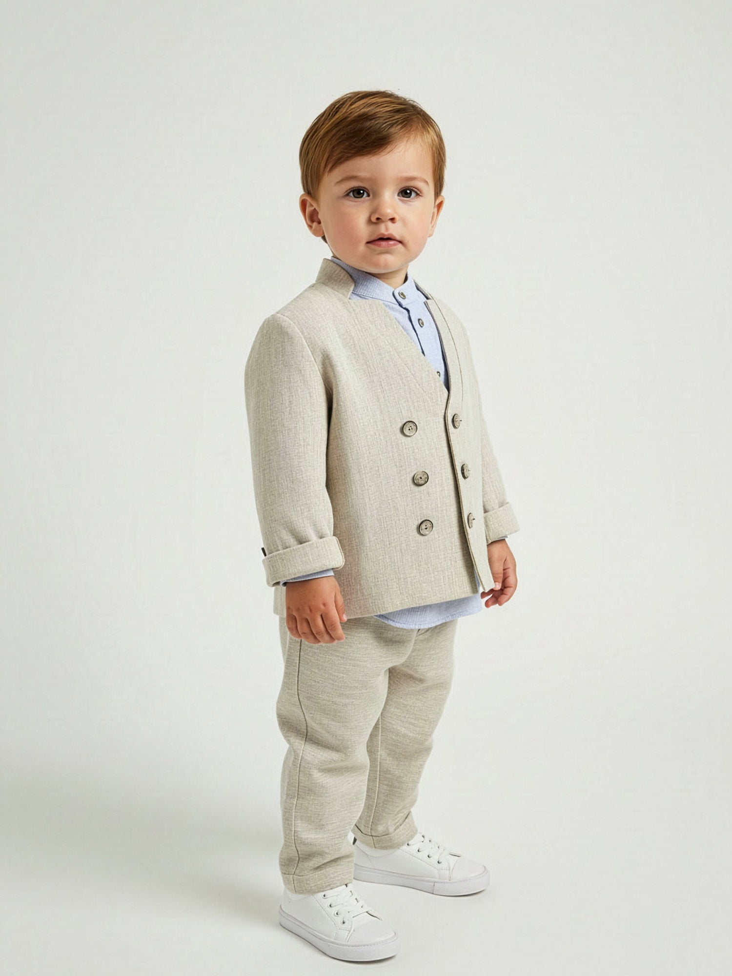 Boy's Linen suit set 5 pieces – STEVE