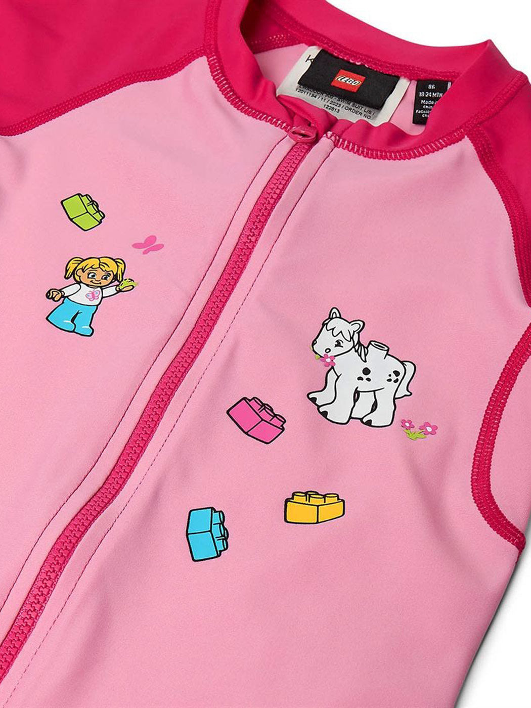 Lego wear-Coverall swimsuit for girl-12011194 pink