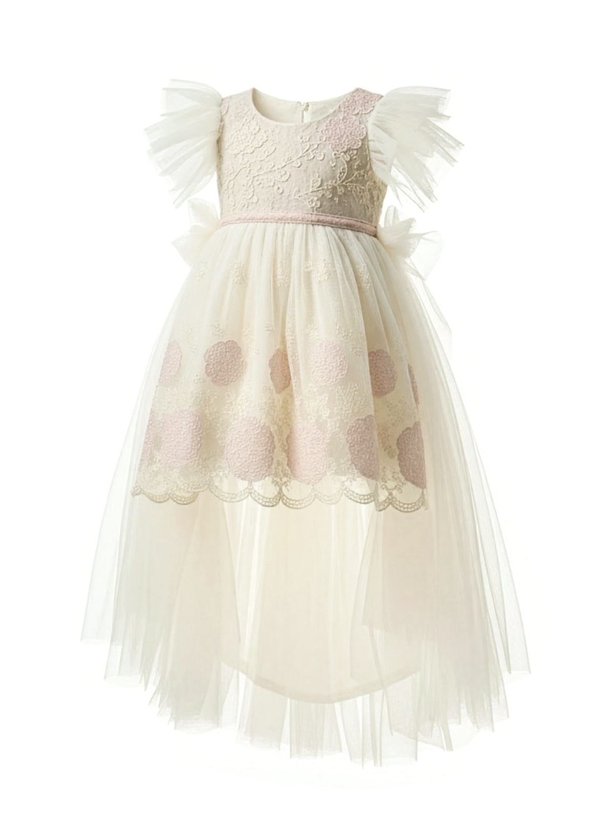 Baptism dress with lace - SWEET SPRING