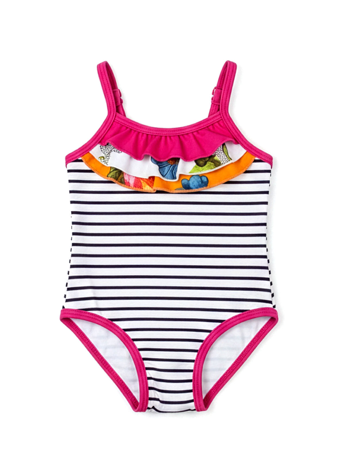 Catimini- Baby girl stretch one-piece swimsuit-C138013