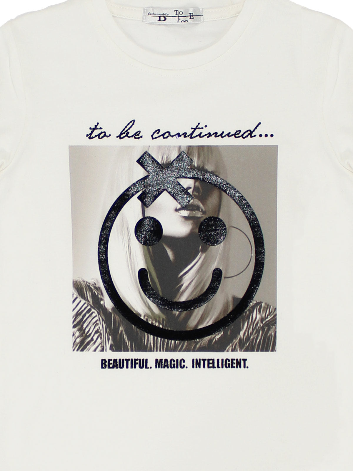 To Be Too Βαμβακερό μπλουζάκι με τύπωμα για κορίτσια