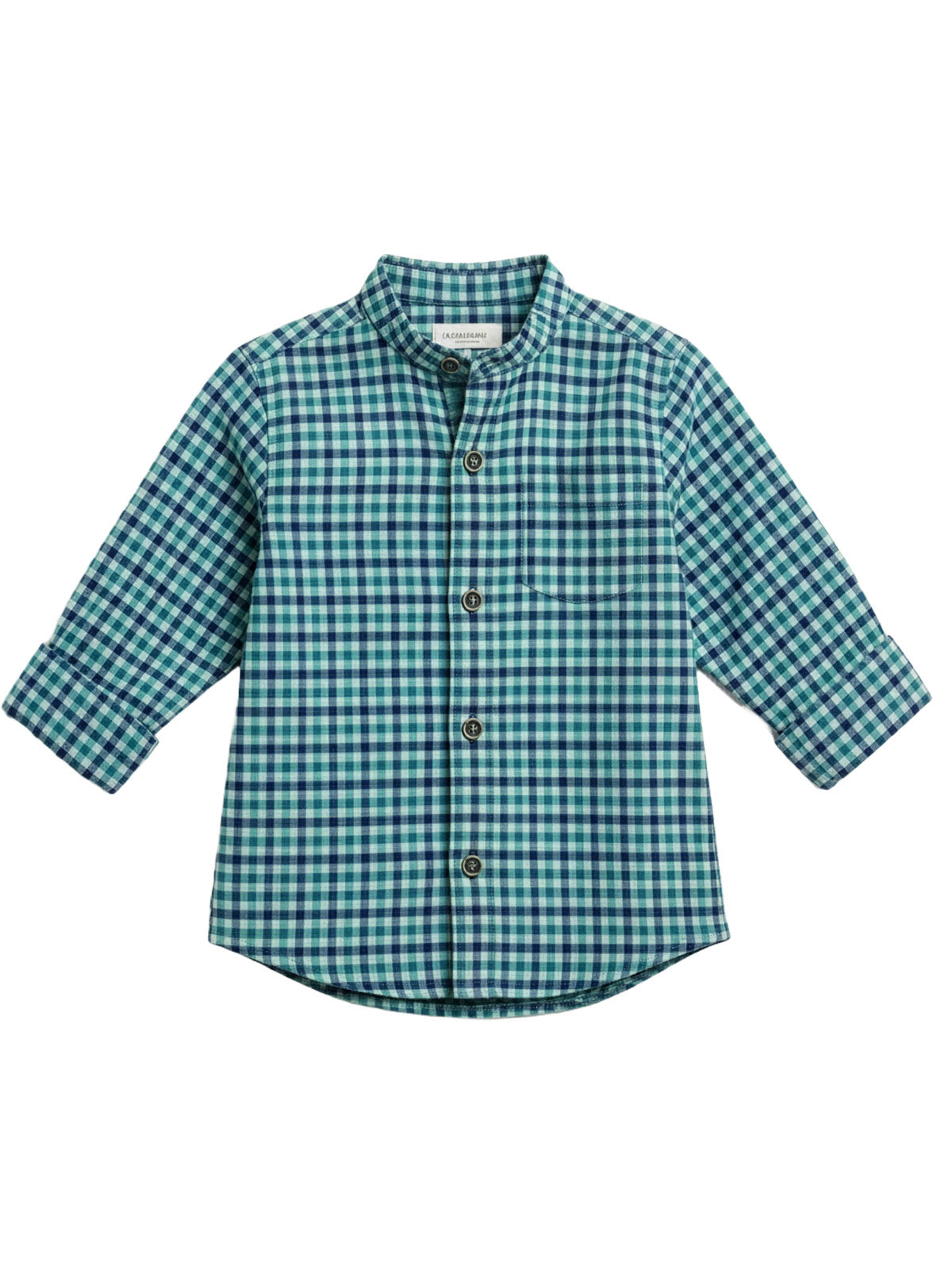 Cotton Baby plaid shirt-TOMMY
