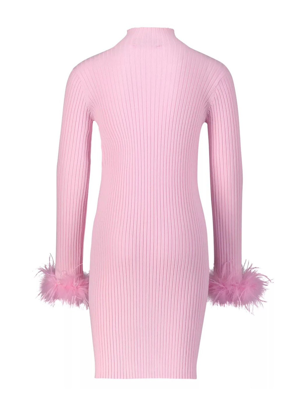TWINSET Girl's Short dress with feathers - 232GJ390A Pink
