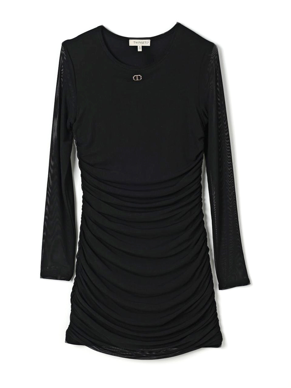 Twinset - Κοντό εφαρμοστό φόρεμα από τούλι για κορίτσια