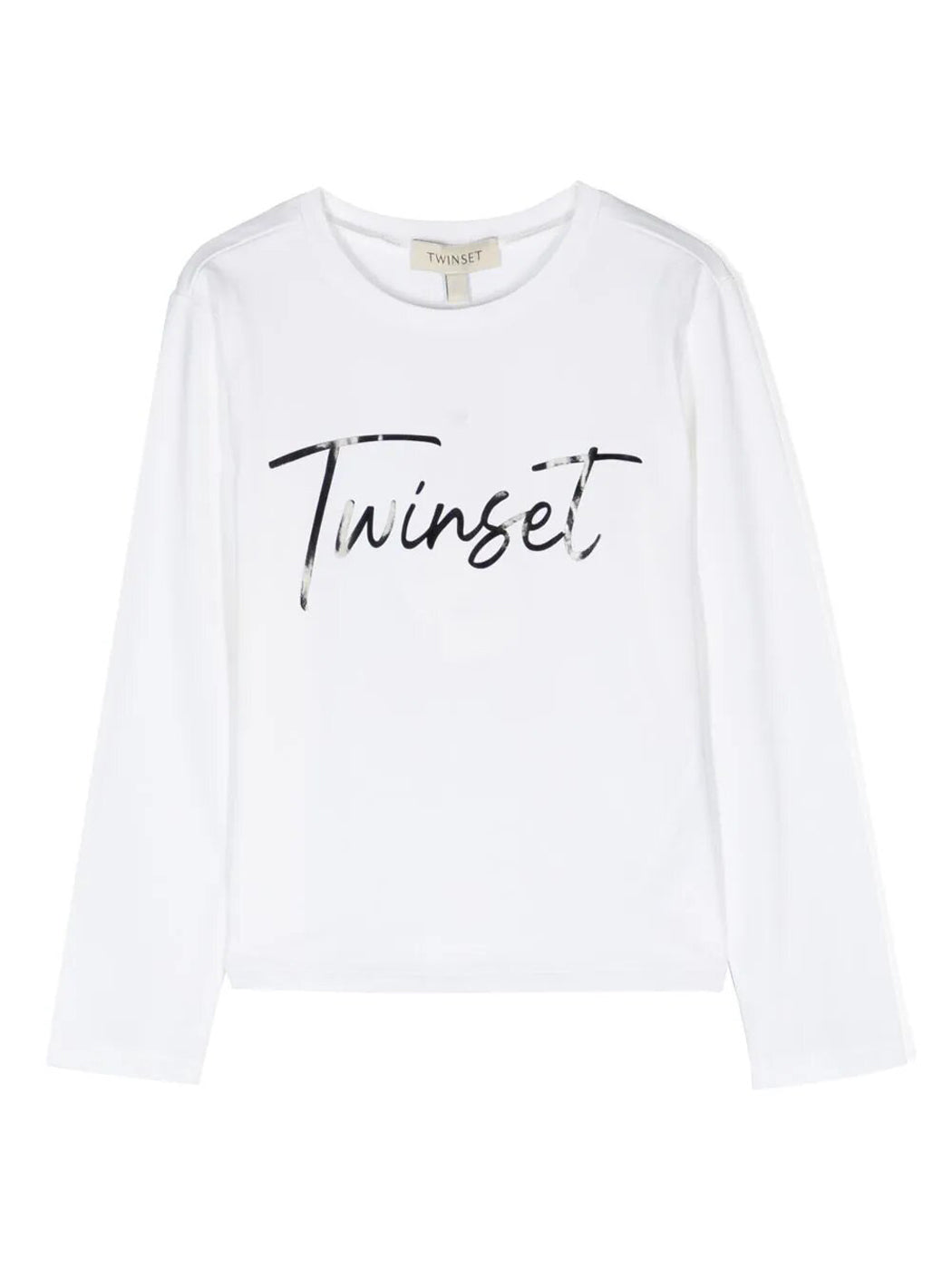 TWINSET Girl's white t-shirt-232GJ215L