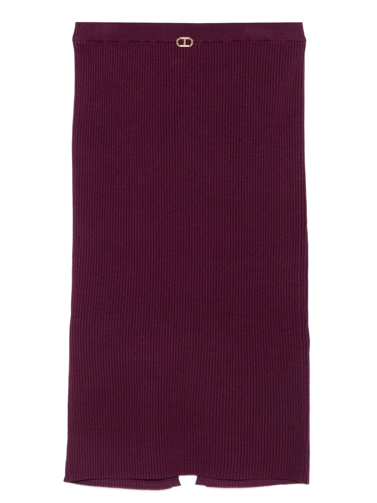 Twinset - Κοριτσίστικη μακριά πλεκτή φούστα με λογότυπο Οβάλ Τ