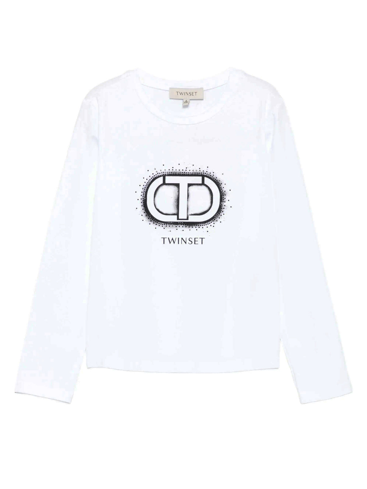 Twinset- Κοριτσίστικη μακρυμάνικη μπλούζα με λογότυπο