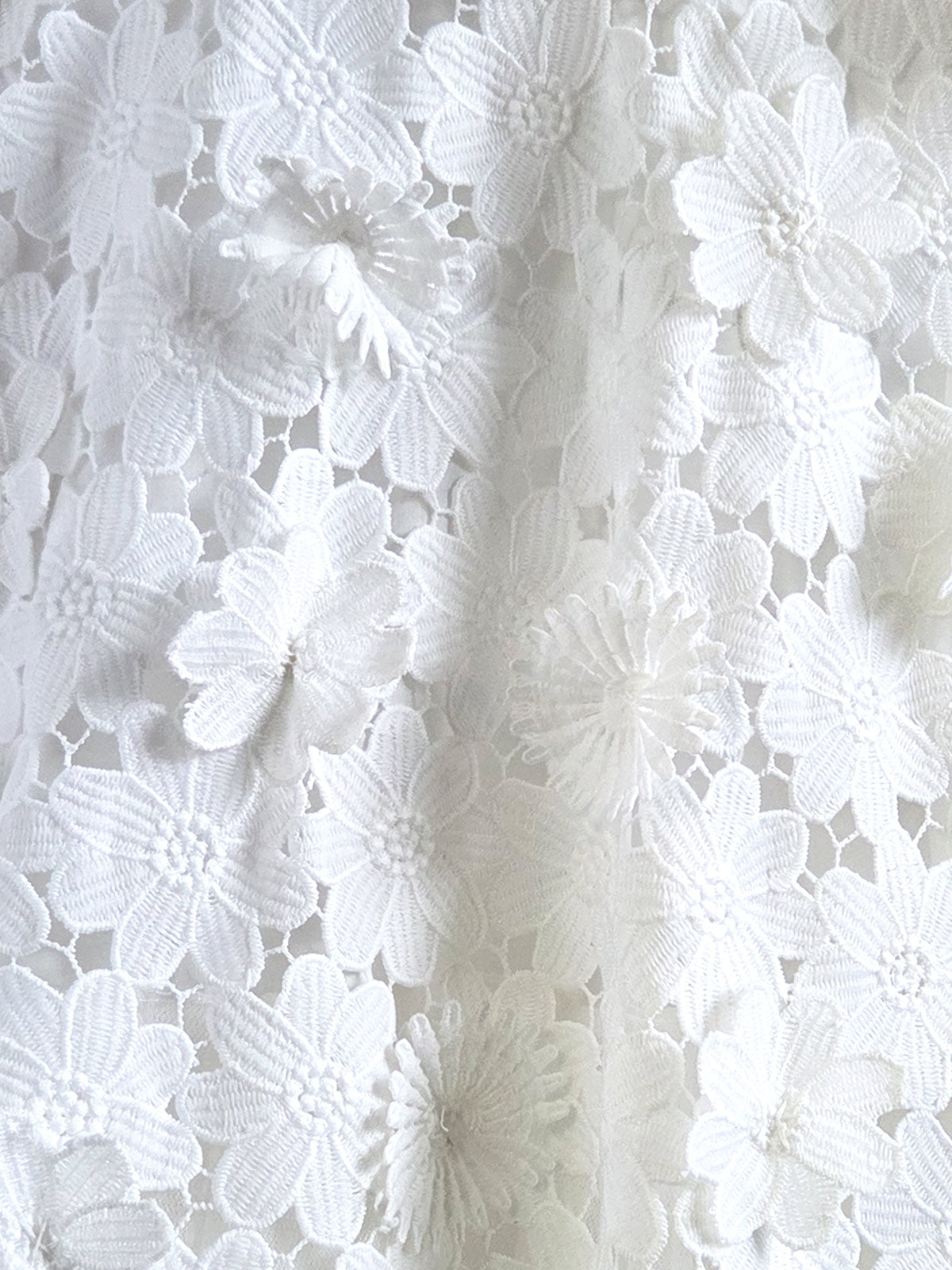 Girl's sleeveless lace dress - YVETTE