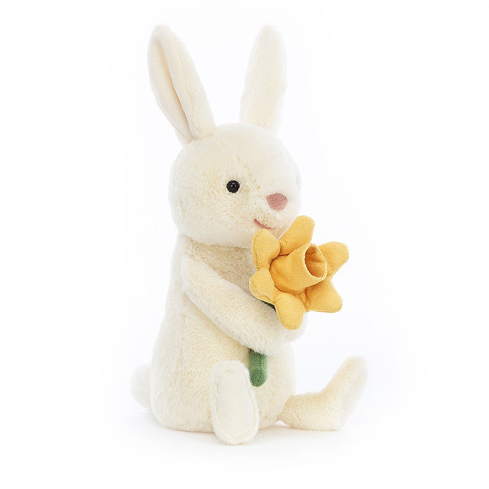 Jellycat soft toy-Bobbi Bunny with Daffodil-BOBB3D