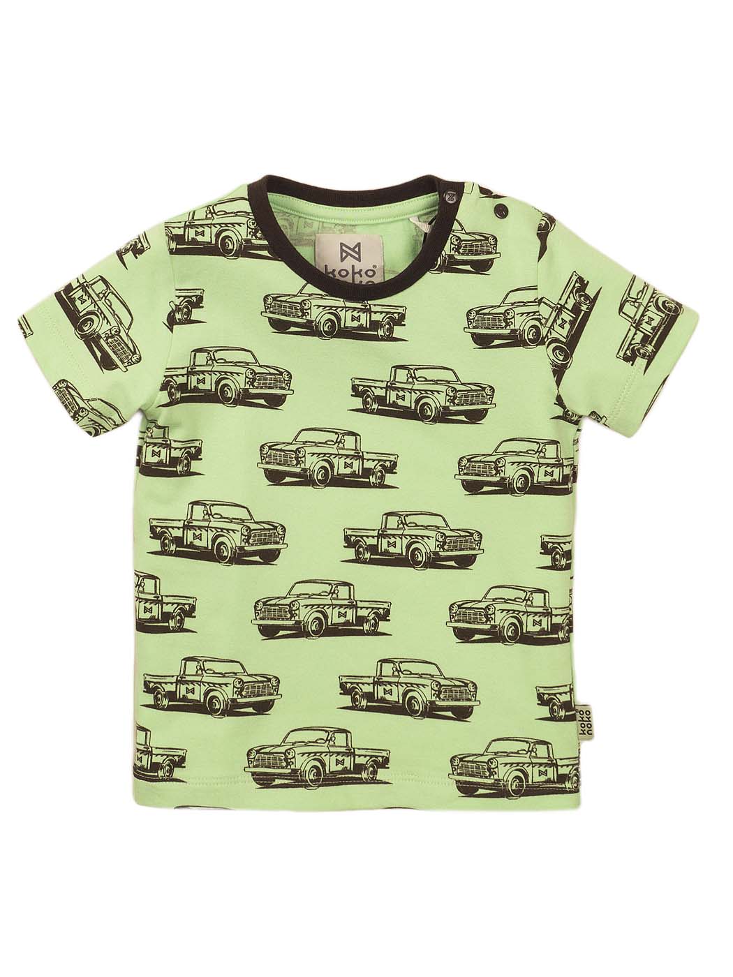 Boy's T-Shirt Pick-up Trucks - E38844-37 Green