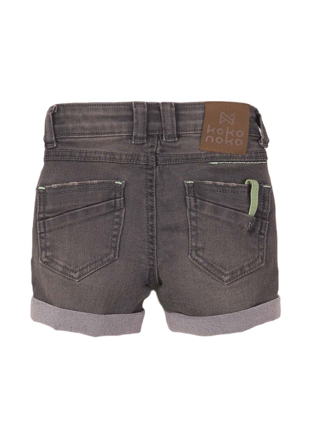 Boy's Jeans Shorts -  E38854-37 Grey