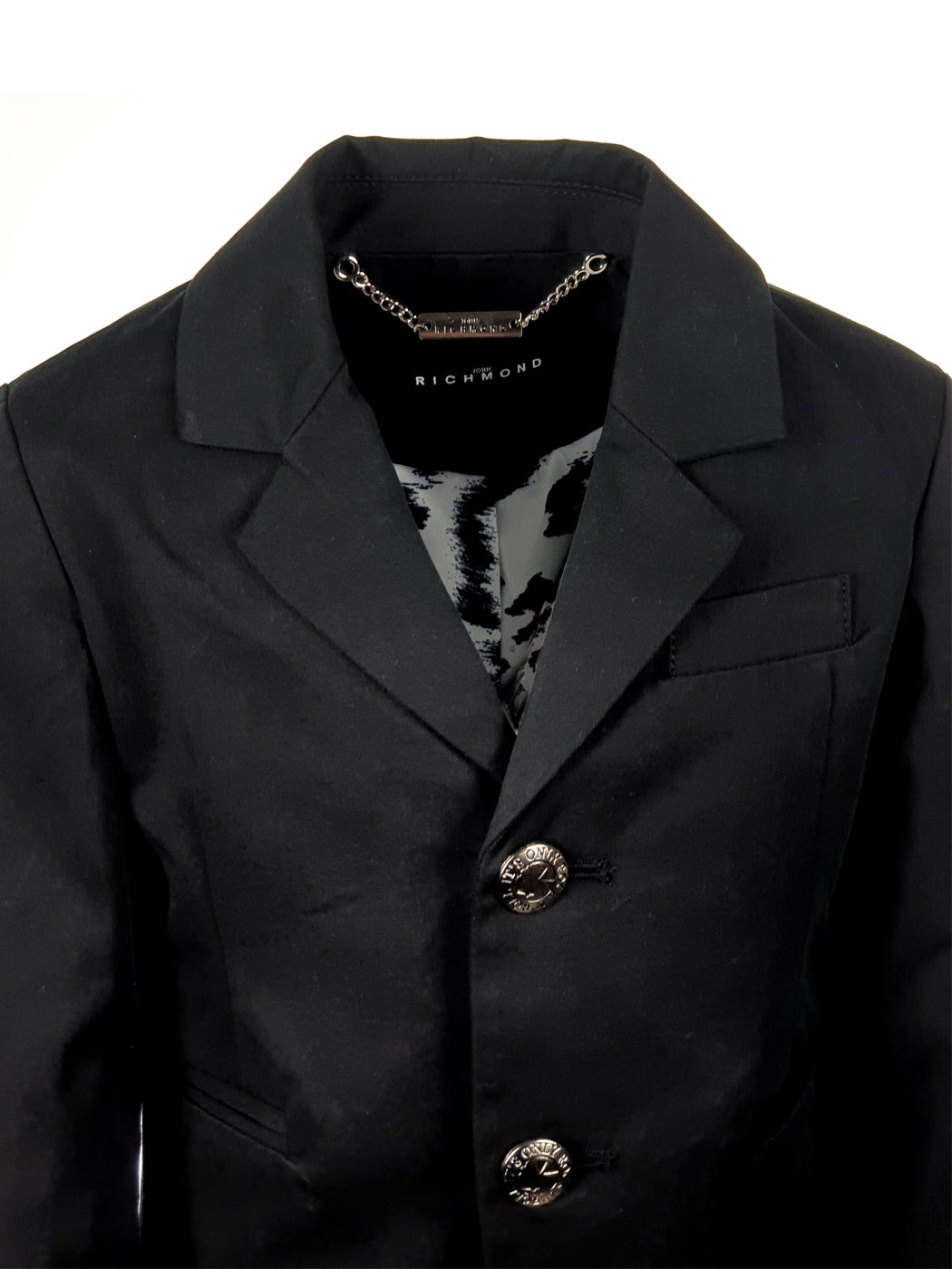 JOHN RICHMOND Σακάκι με λογότυπο και Blazer κουμπιά