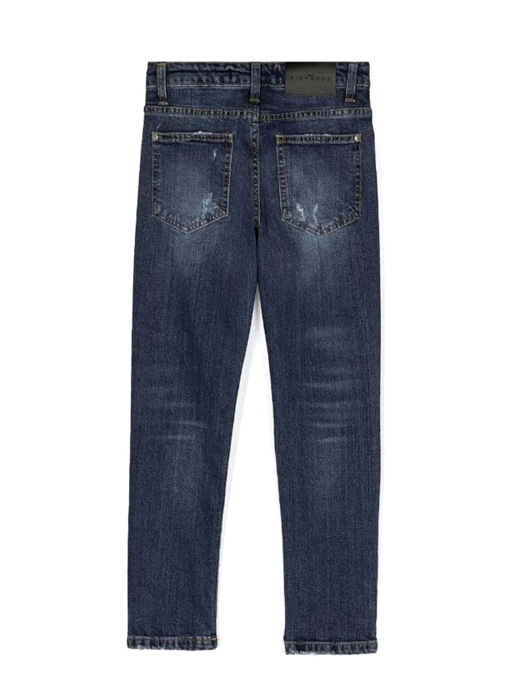 Boy's Slim jeans with logo label-RBP23114JE