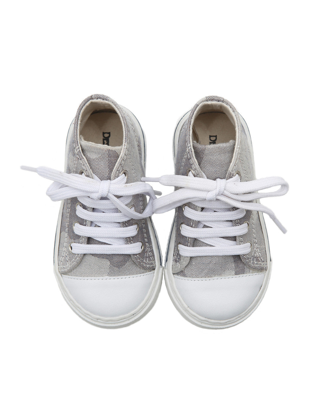 Baby bootie shoe for boy-DIEGO Grey