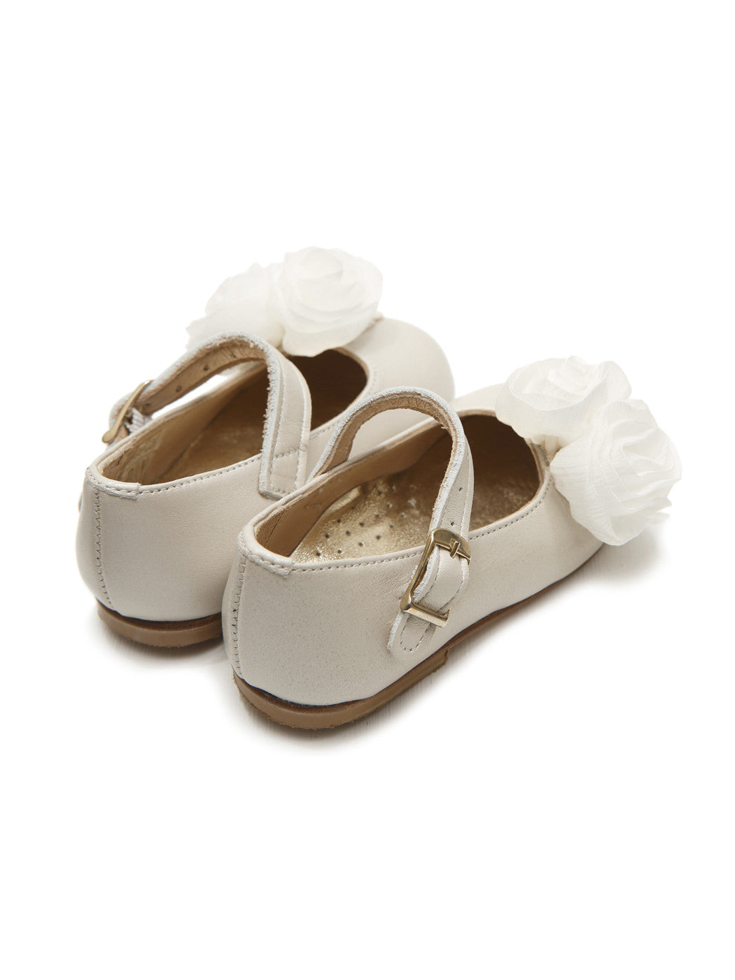 Baptismal baby Girl's shoe Ballerina-NICKY Cream