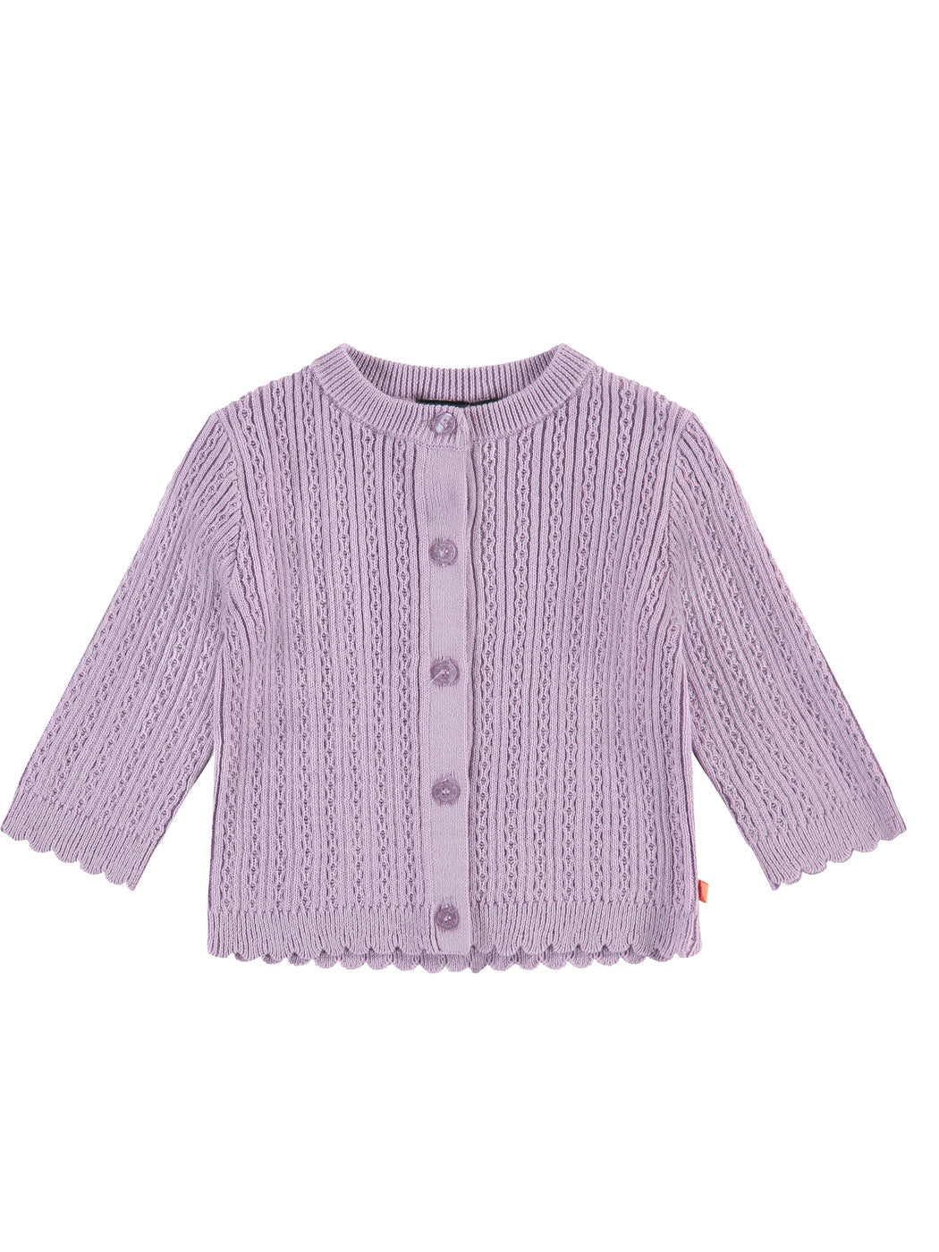 Knitted Baby Girls Cardigan - NWB23328340 Purple