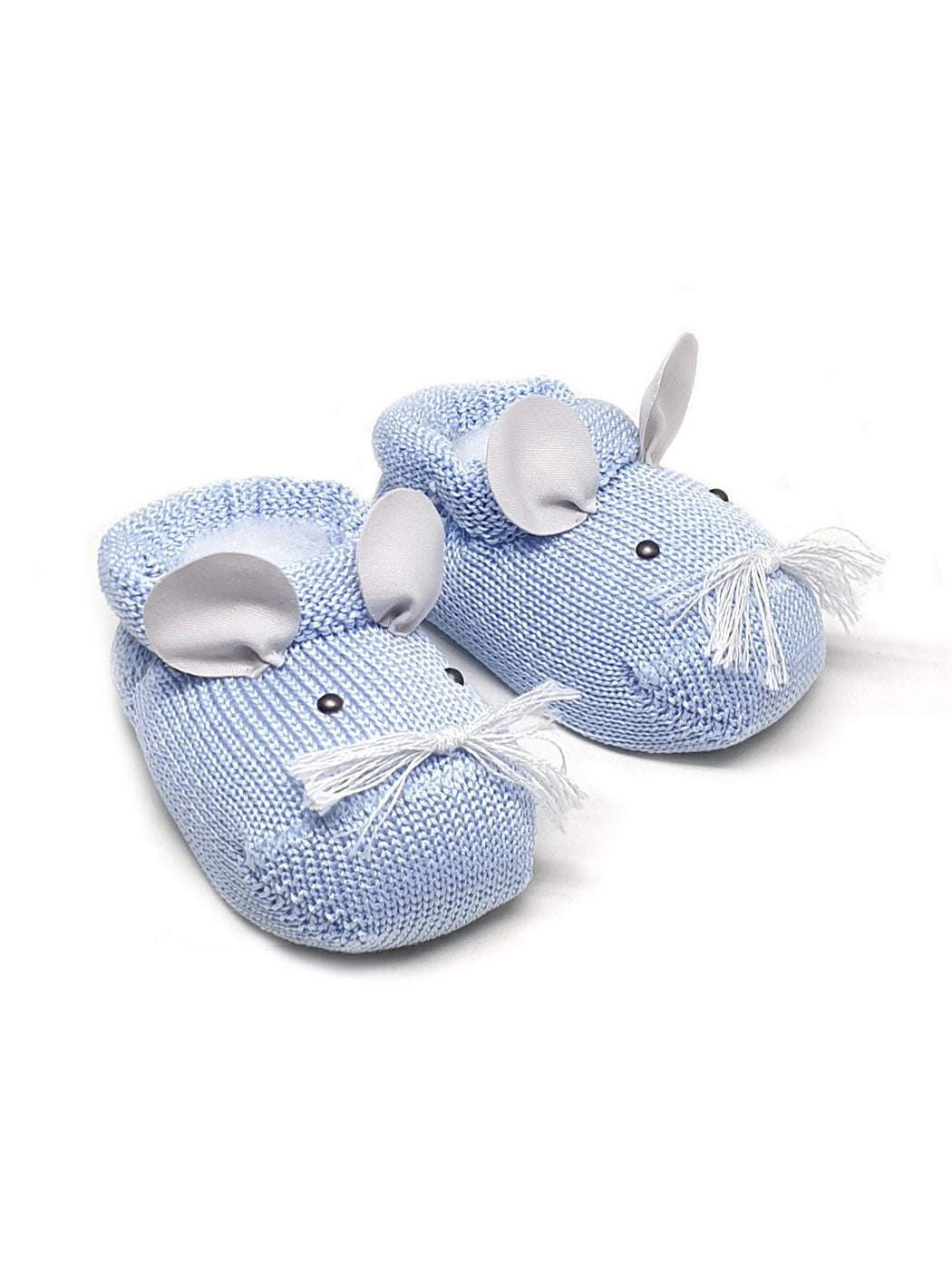 STORY LORIS - Baby Light Blue bonnet & Booties Gift Set-21195