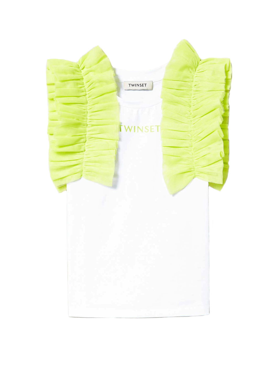 TWINSET Girl's top with tulle sleeves-221GJ2240
