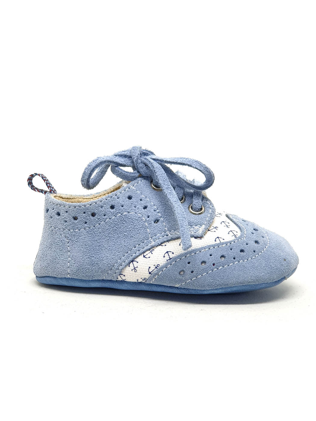 Baby's Suede Shoe for boy -Charlie Blue