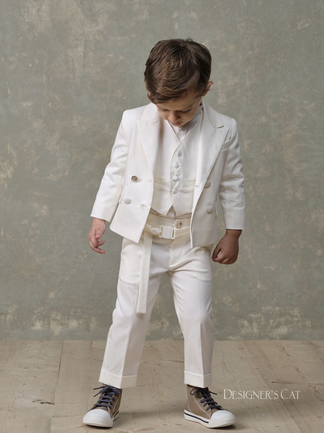 Boy's outfit set 5pcs -DANOS Off white