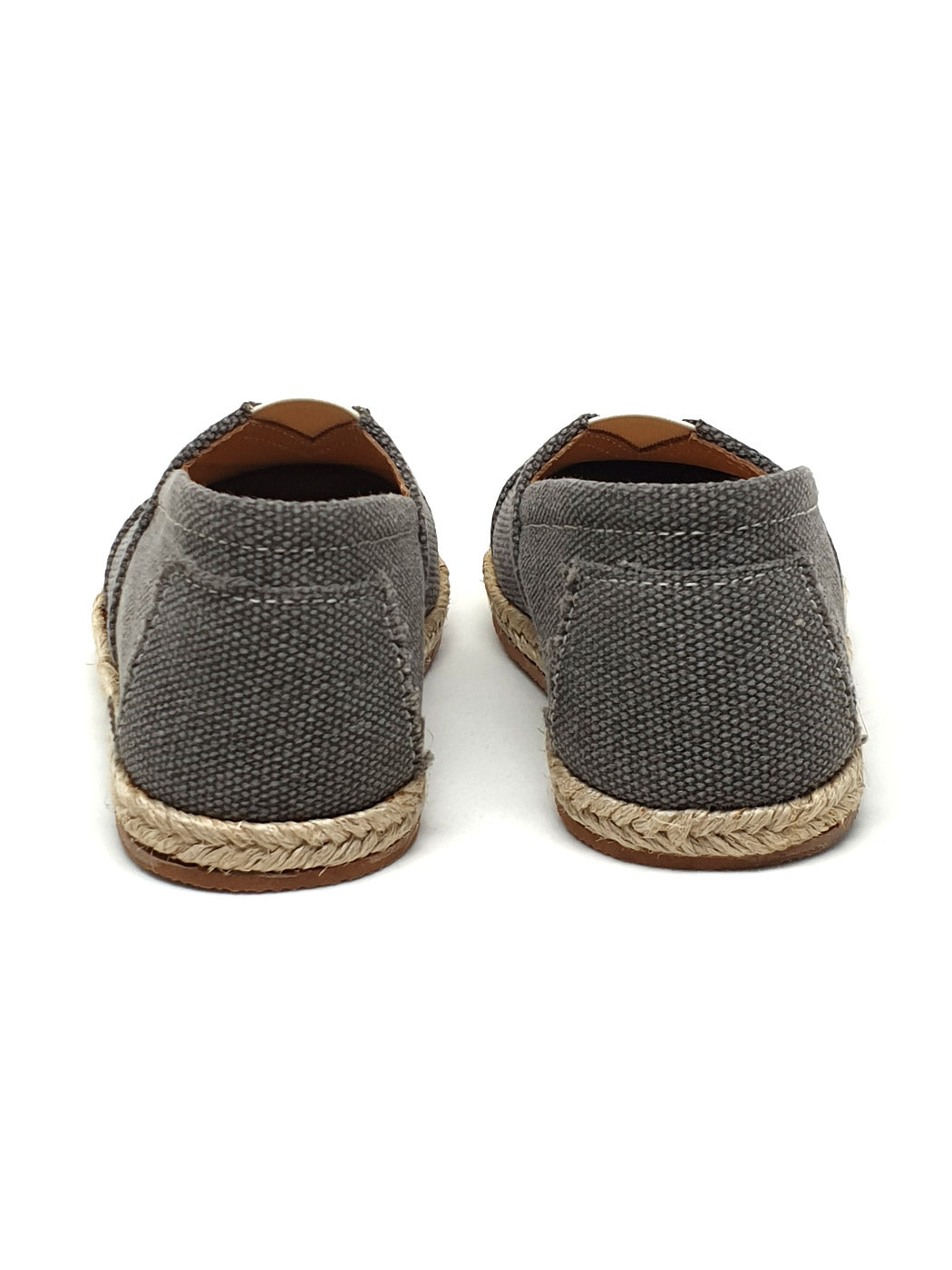 Baptismal Baby shoe Espadrille for Boy-03155 Grey