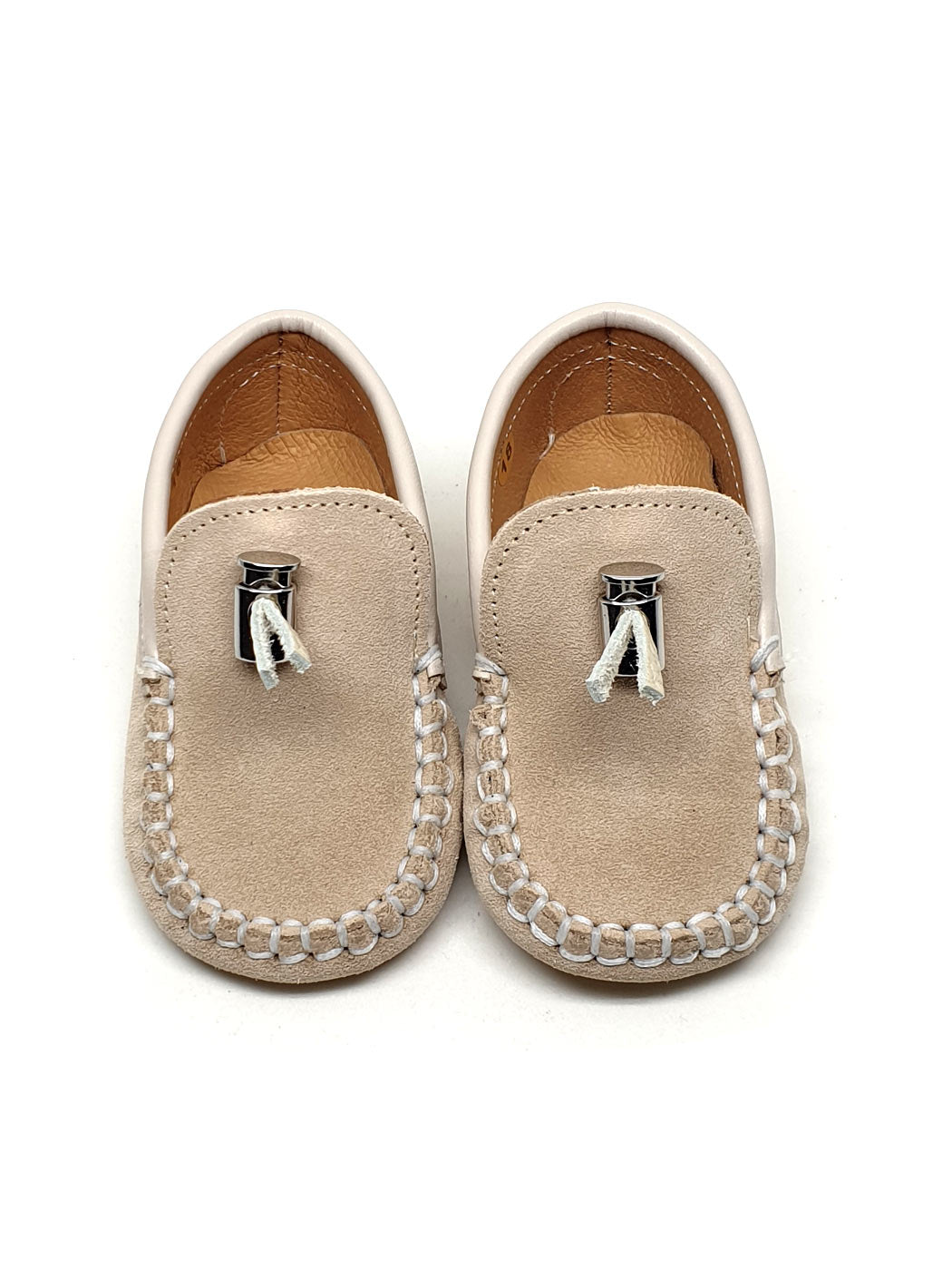 Baby's Suede Shoe for boy-M4BE Beige