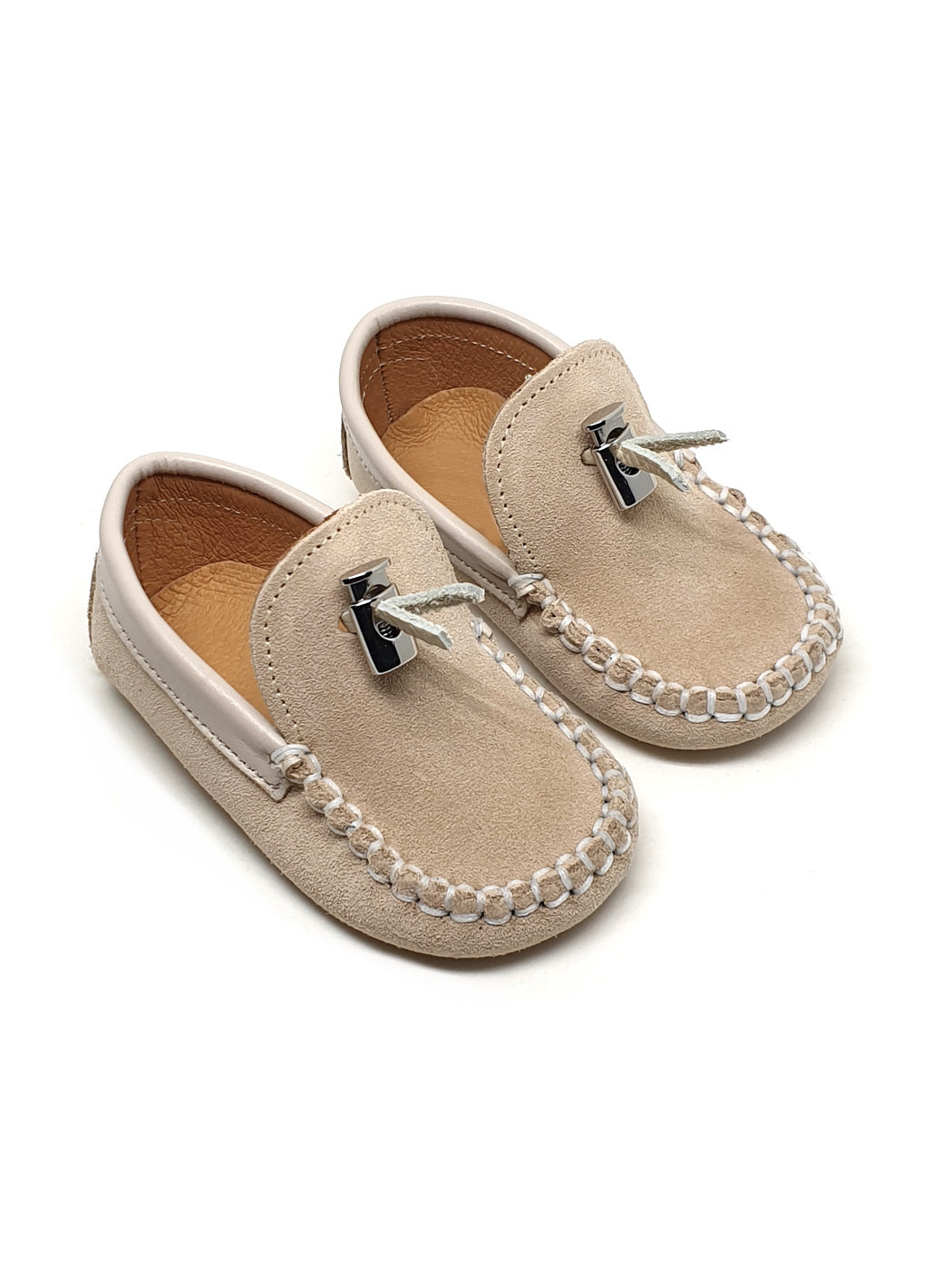 Baby's Suede Shoe for boy-M4BE Beige