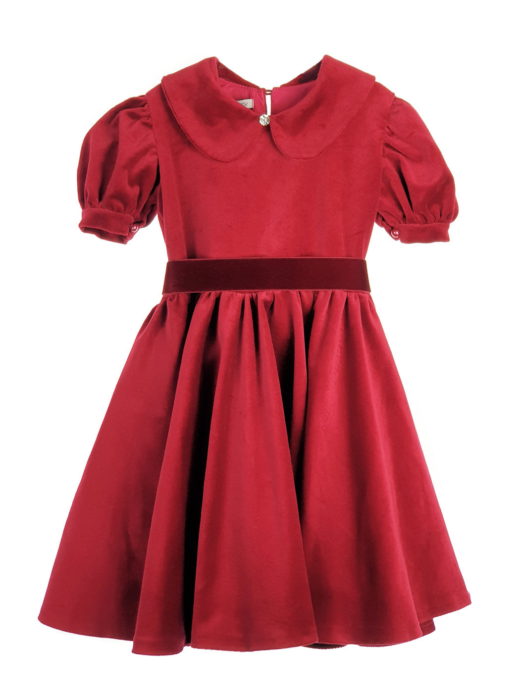 Girl's Velvet dress - Red Velvet