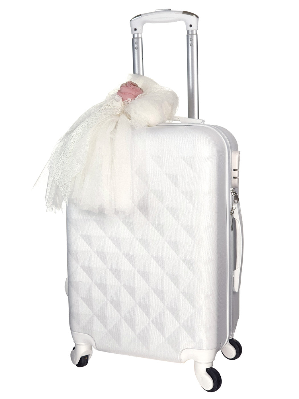 Baptism 3D-WHITE Rolling Luggage