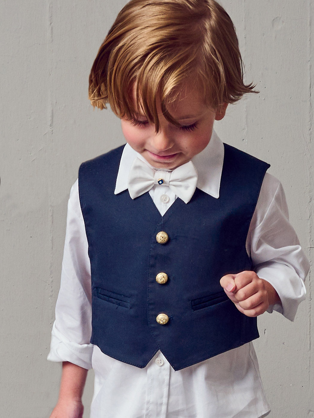 Navy blue outfit for Baptism - WILSON
