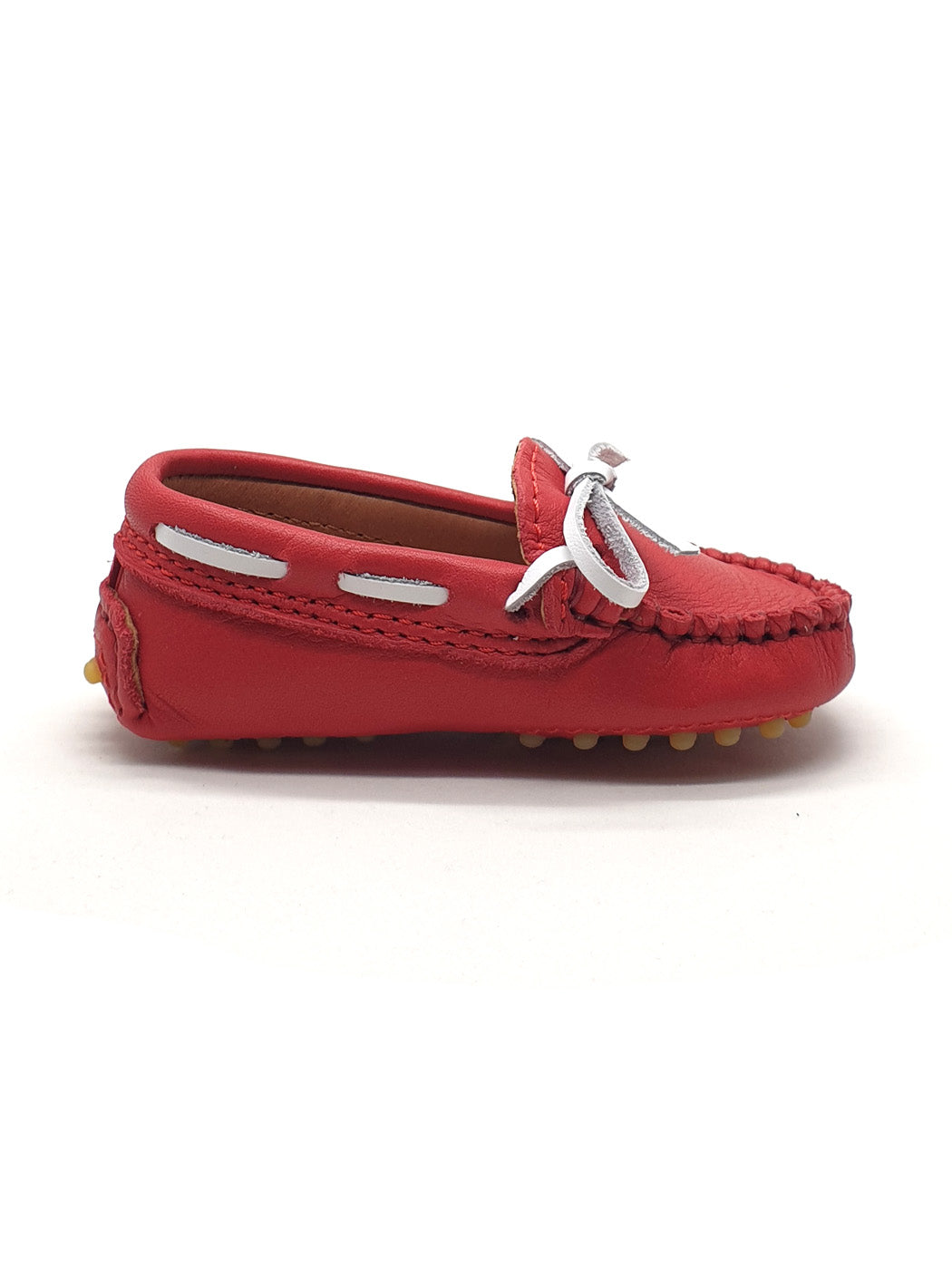 Atlanta Mocassin- Baby Shoes Moccasins Red-001B003