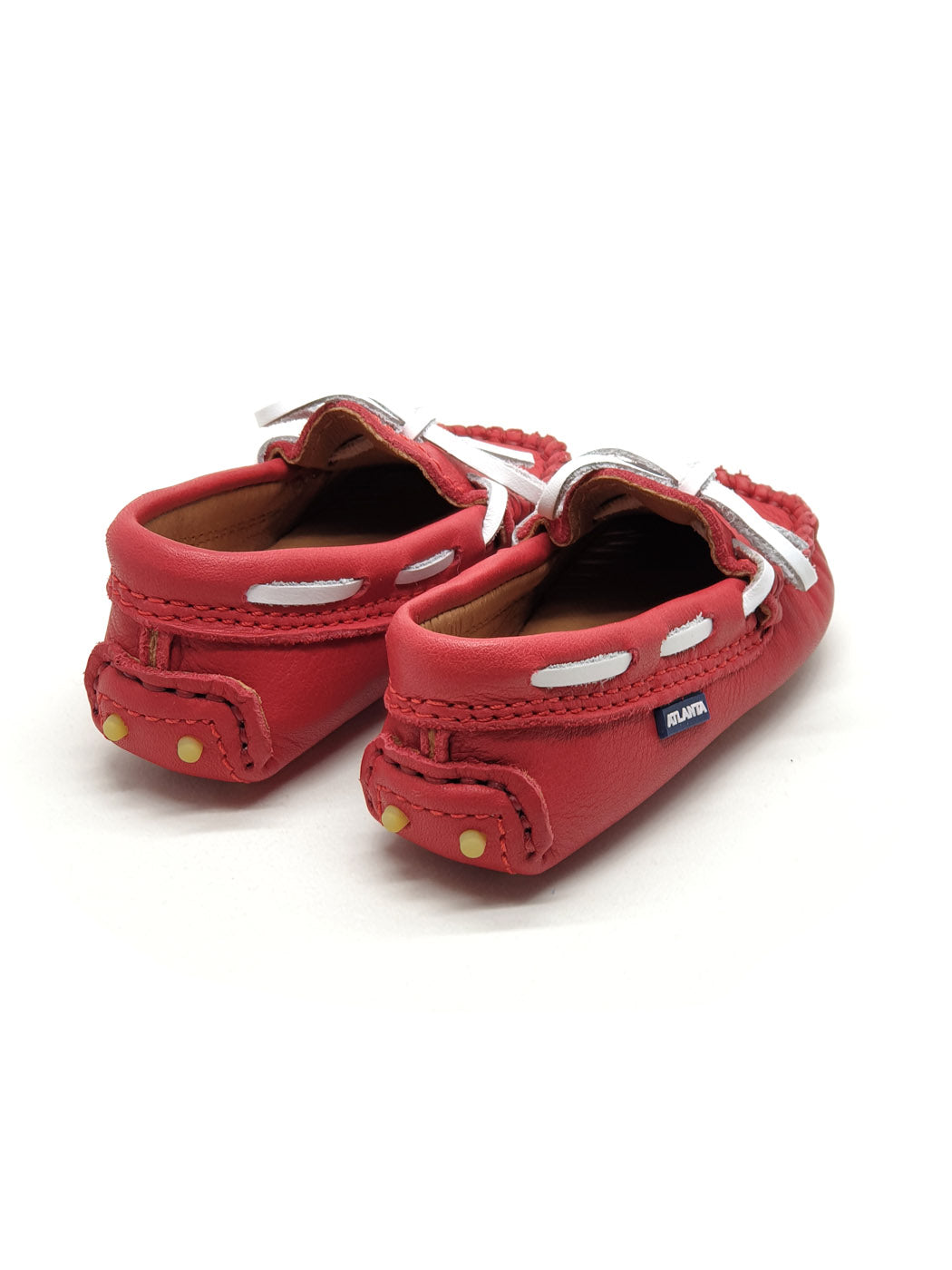 Atlanta Mocassin- Baby Shoes Moccasins Red-001B003