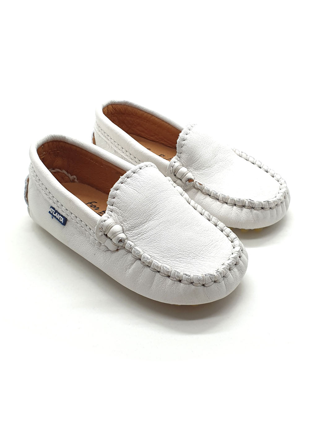 Atlanta Mocassin-Baby Shoes Moccasins White-015B007