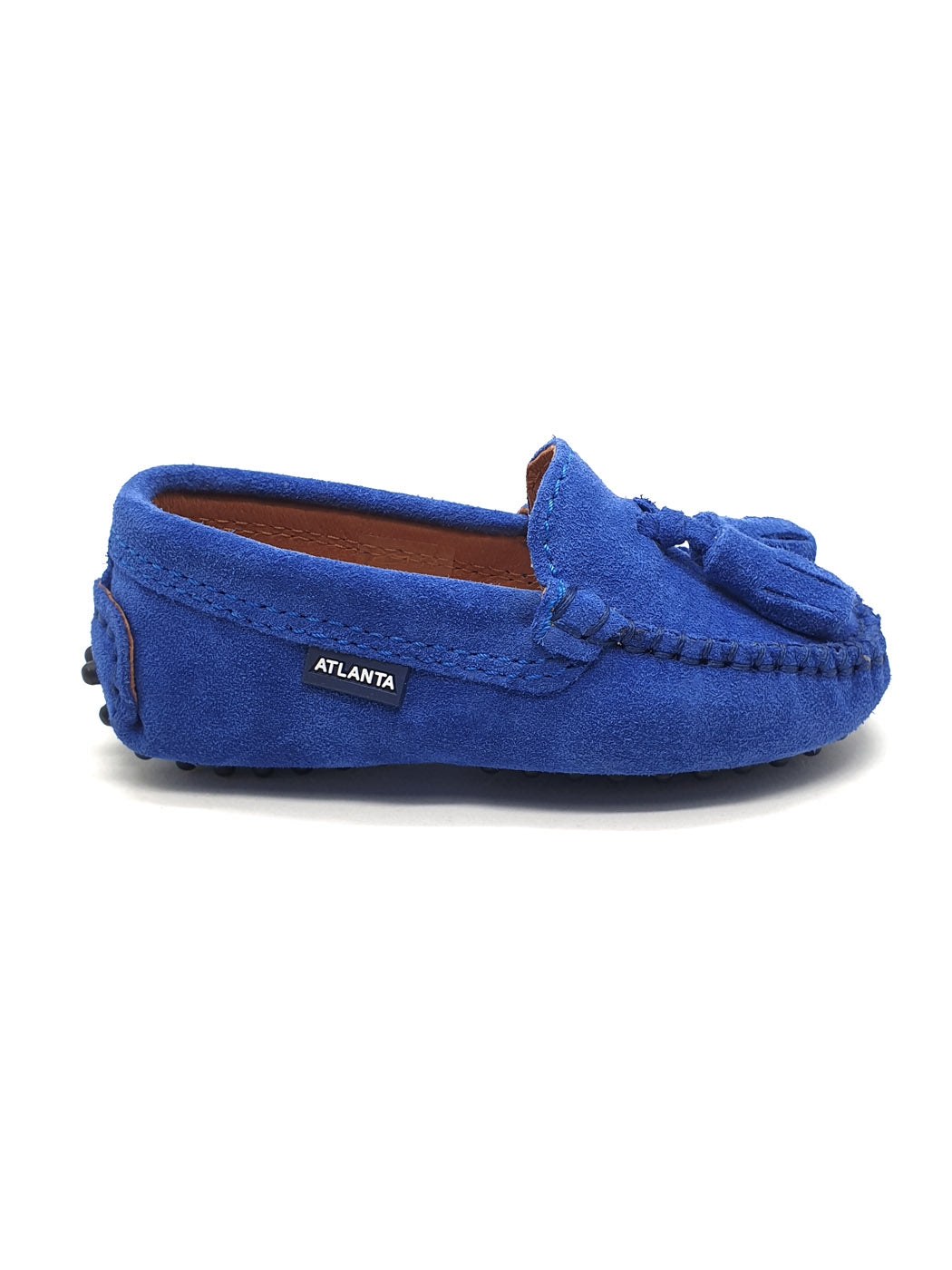 Atlanta Mocassin-Baby Shoes Moccasins Blue-016P009