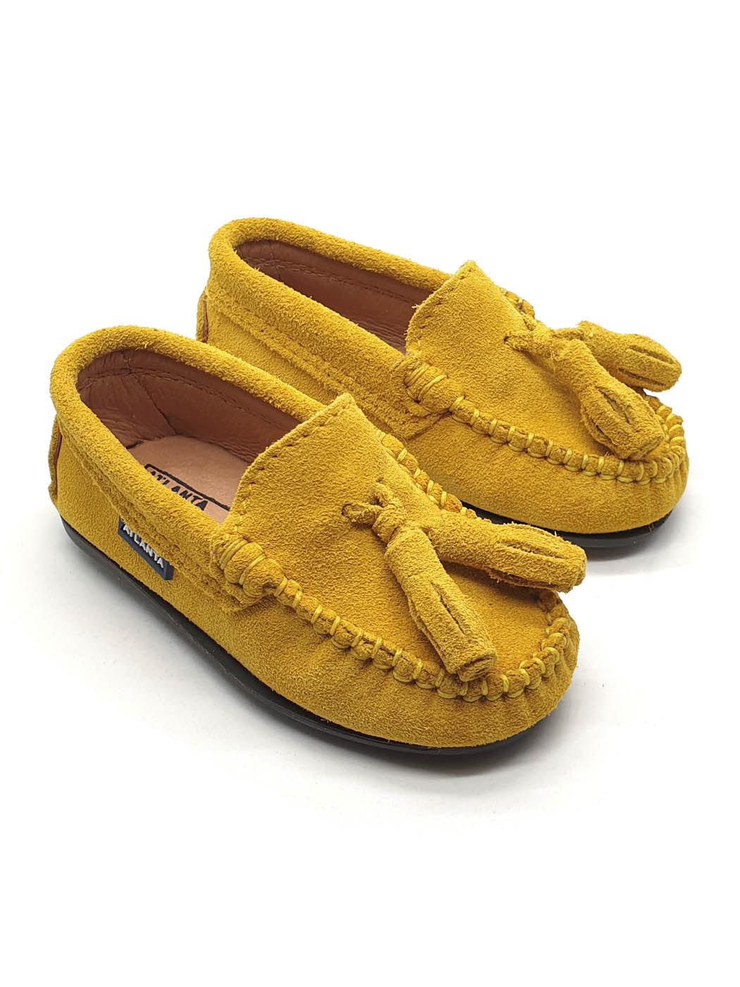 Atlanta Mocassin- Baby Shoes Moccasins Yellow-016G041