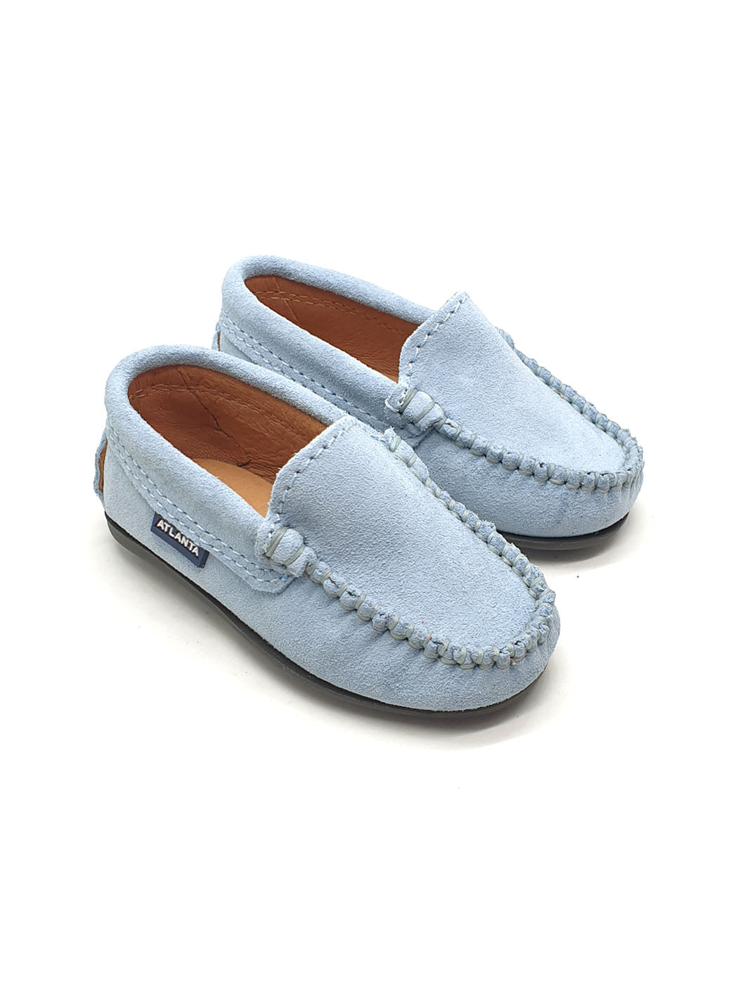 Atlanta Mocassin- Baby Shoes Moccasins light blue-15G154