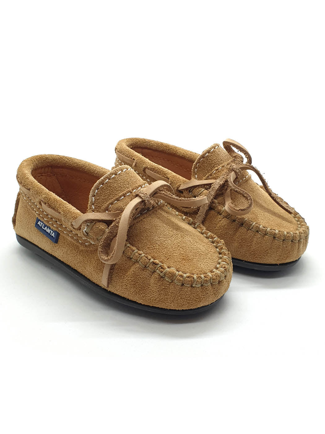 Atlanta Mocassin-Baby Shoes Moccasins Camel-002G022