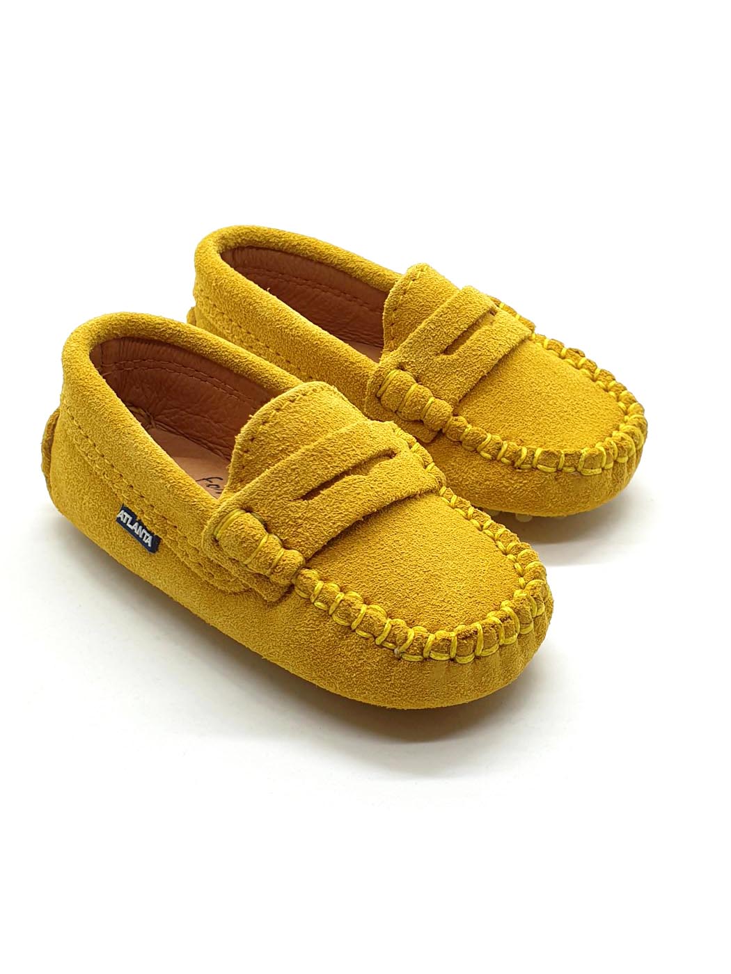 Atlanta Mocassin-Baby Shoes Moccasins Yellow-032B013