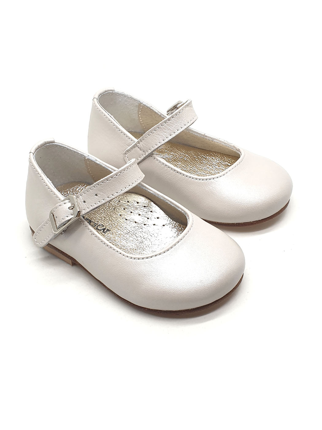 Baptismal baby Girl's shoe - BALLERINA Ivory-022