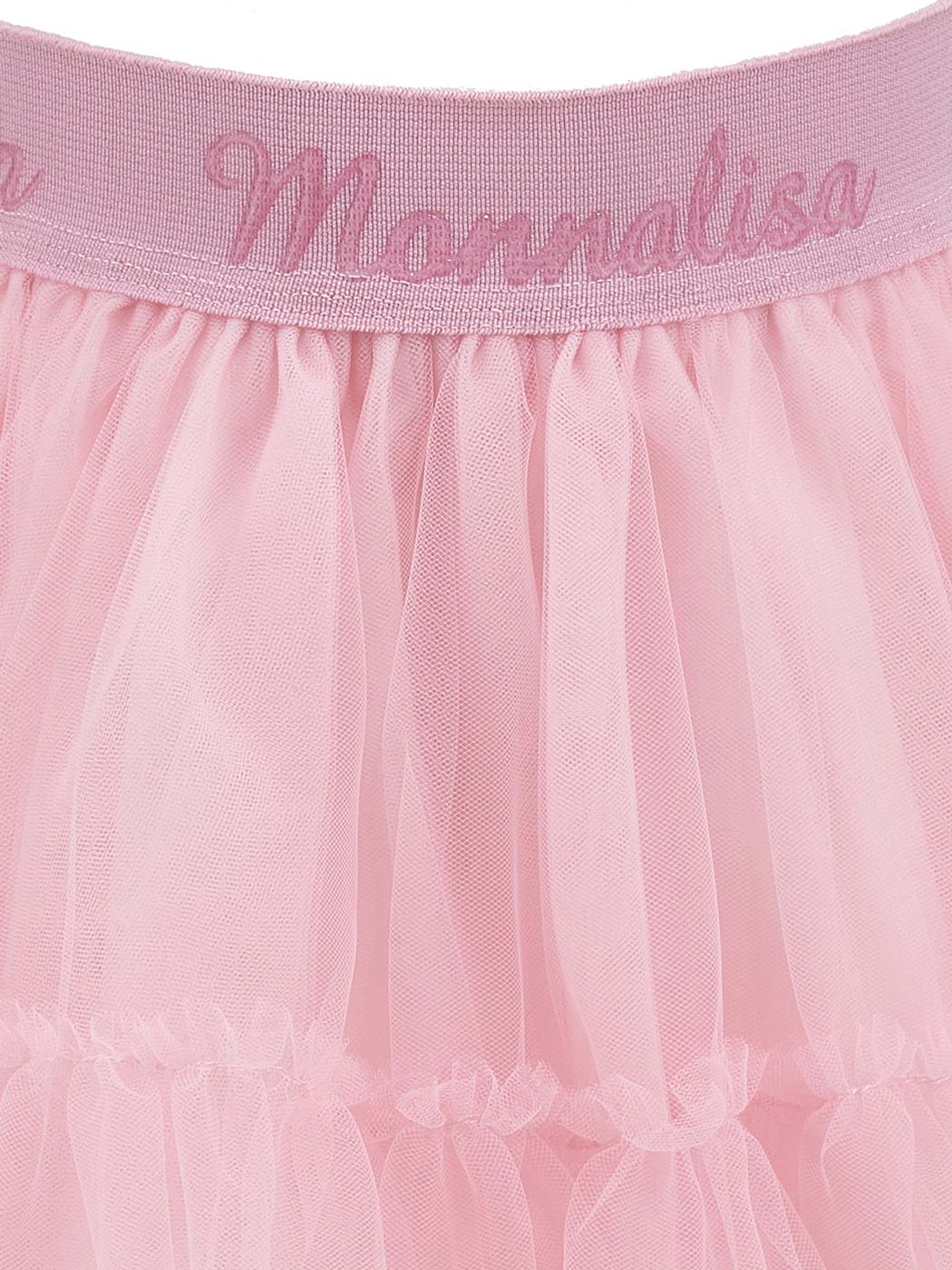 MONNALISA Ροζ Φούστα από τούλι με μεταξωτή αφή