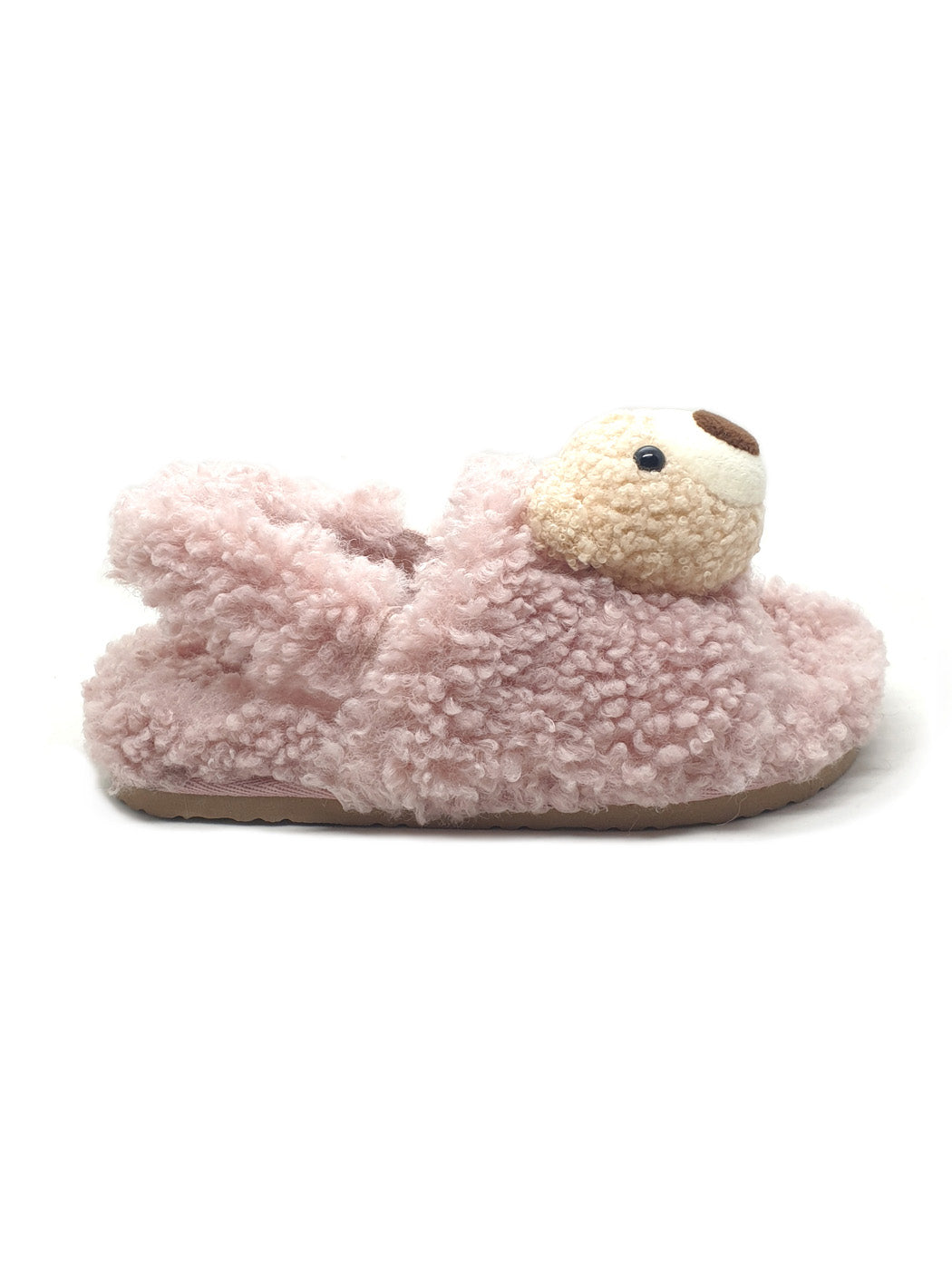 BABY Slipper with teddy peluche - COC-FURRY pink