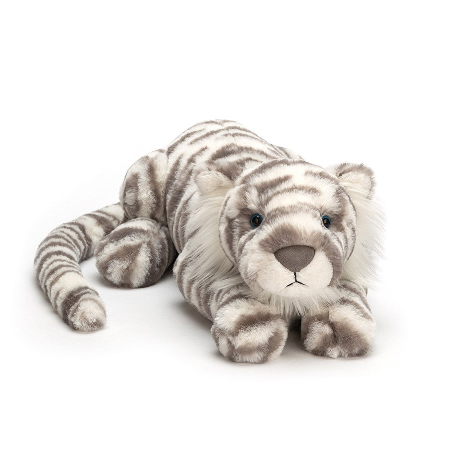 Jellycat soft toy Sacha Snow Tiger-REALLY BIG 74cm