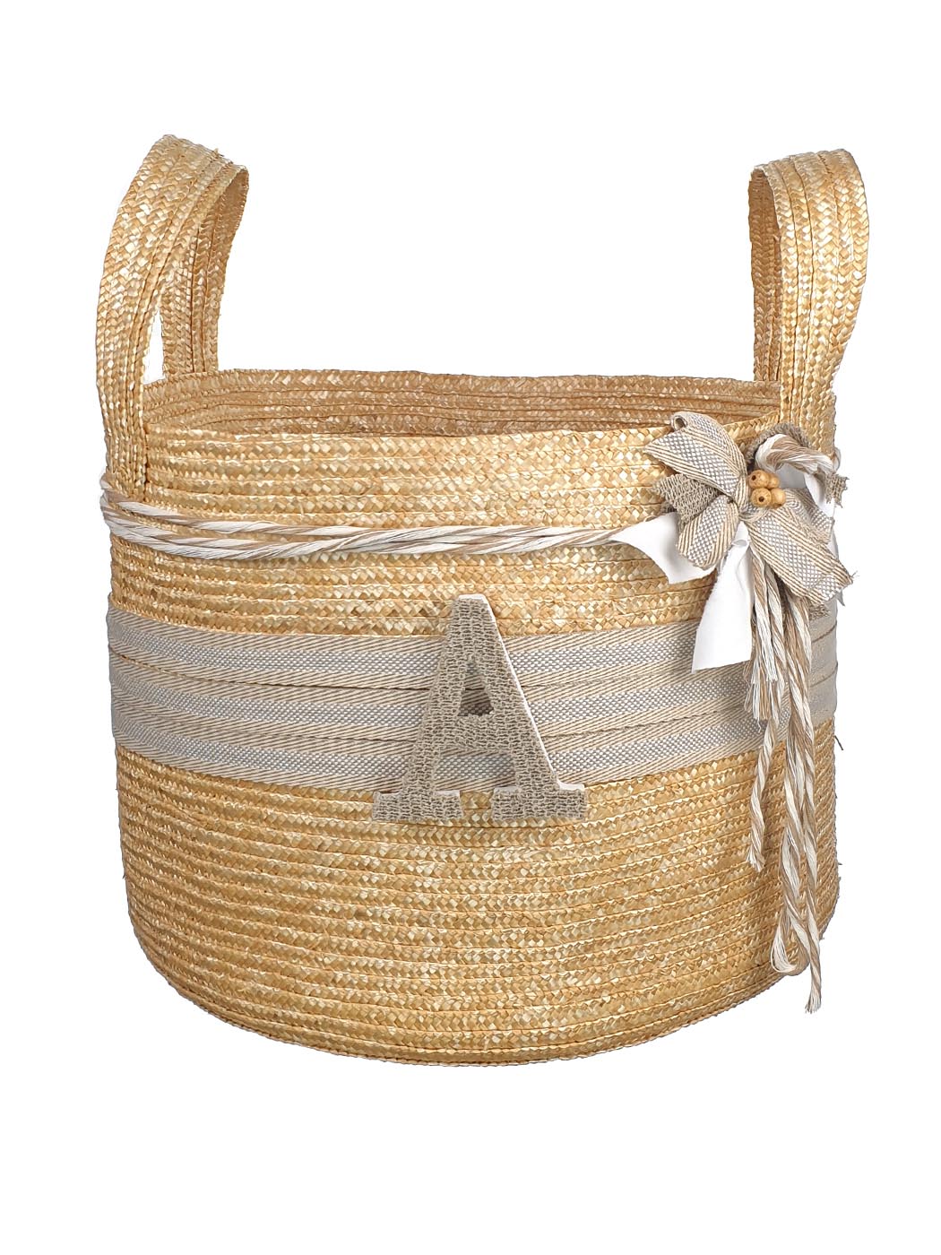 Handmade baptism basket for boy-JULIAN