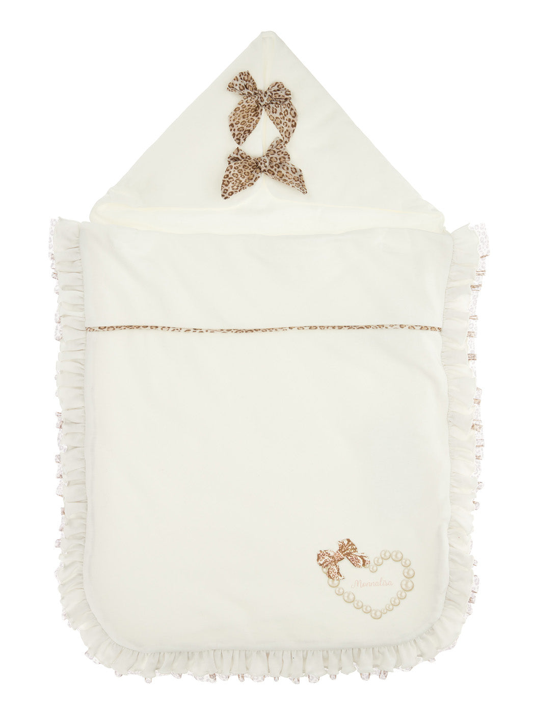 MONNALISA Cotton sleeping bag with beads