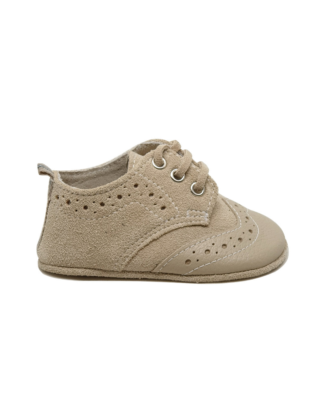 Baby's Leather Shoe for boy - Beige