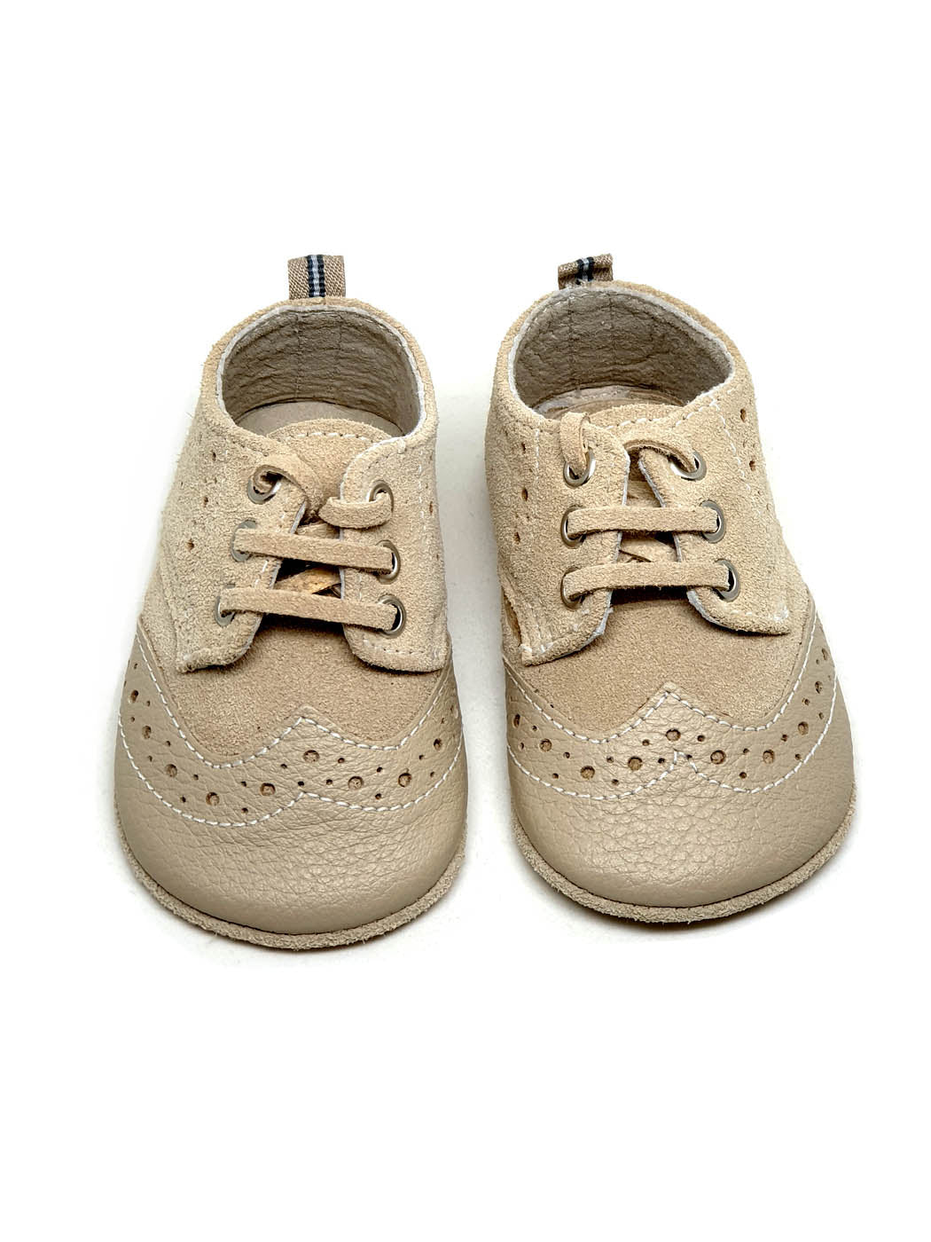 Baby's Leather Shoe for boy - Beige